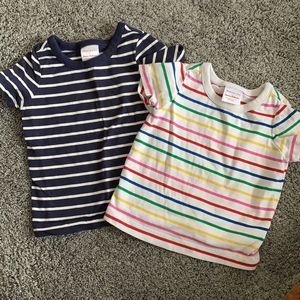Hanna Andersson Baby Stripped Tshirts 6-12M